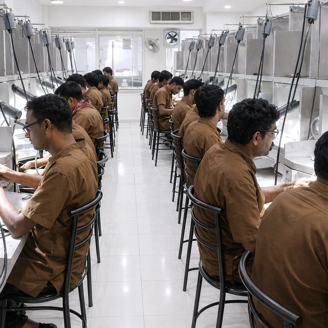 Jewelry production by skilled craftsmen