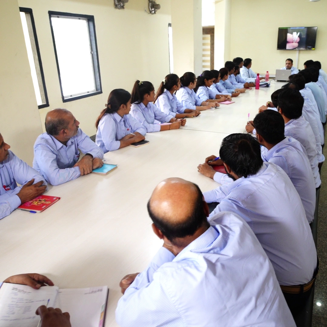 Jewelry company staff meeting