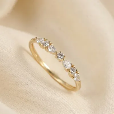 Handcrafted Yellow Gold Ring With Lab Grown Diamond