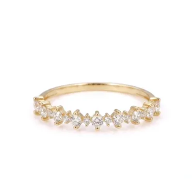 Handcrafted Lab Grown Diamond 9Kt Yellow Gold Ring Maker