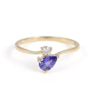 Handcrafted Lab Grown Diamond 9Kt Yellow Gold Ring