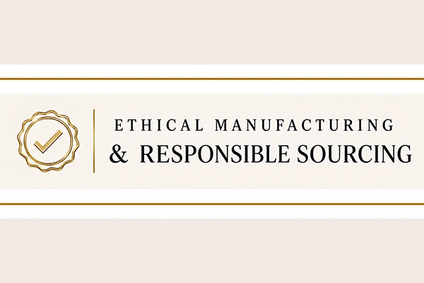 ETHICAL MANUFACTURING & RESPONSIBLE SOURCING ETHICAL MANUFACTURING & RESPONSIBLE SOURCING