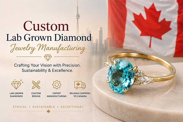 Custom Lab Grown Diamond Jewelry Manufacturing