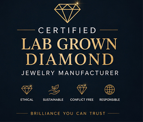 Certified Lab Grown Diamond Jewelry Manufacturer from Jaipur Certified Lab Grown Diamond Jewelry Manufacturer from Jaipur
