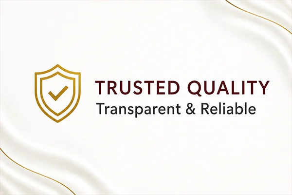 TRUSTED QUALITY Transparent & Reliable TRUSTED QUALITY Transparent & Reliable