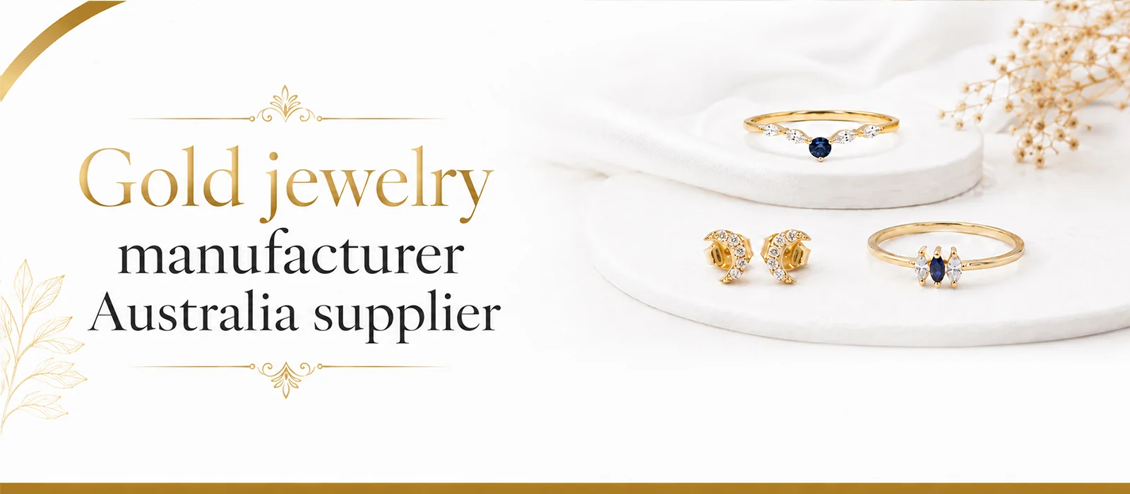 Gold jewelry manufacturer Australia supplier