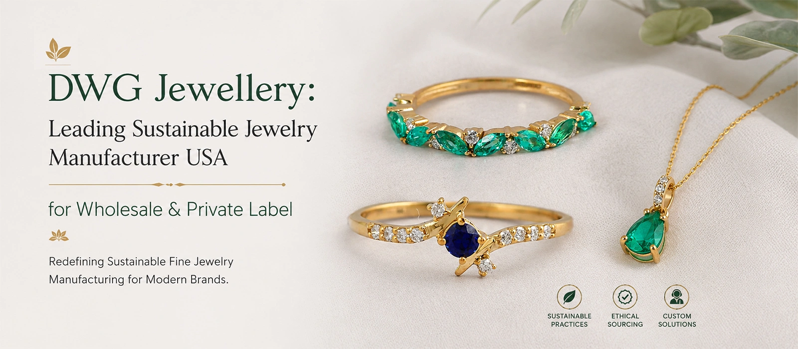 Leading Sustainable Jewelry Manufacturer USA