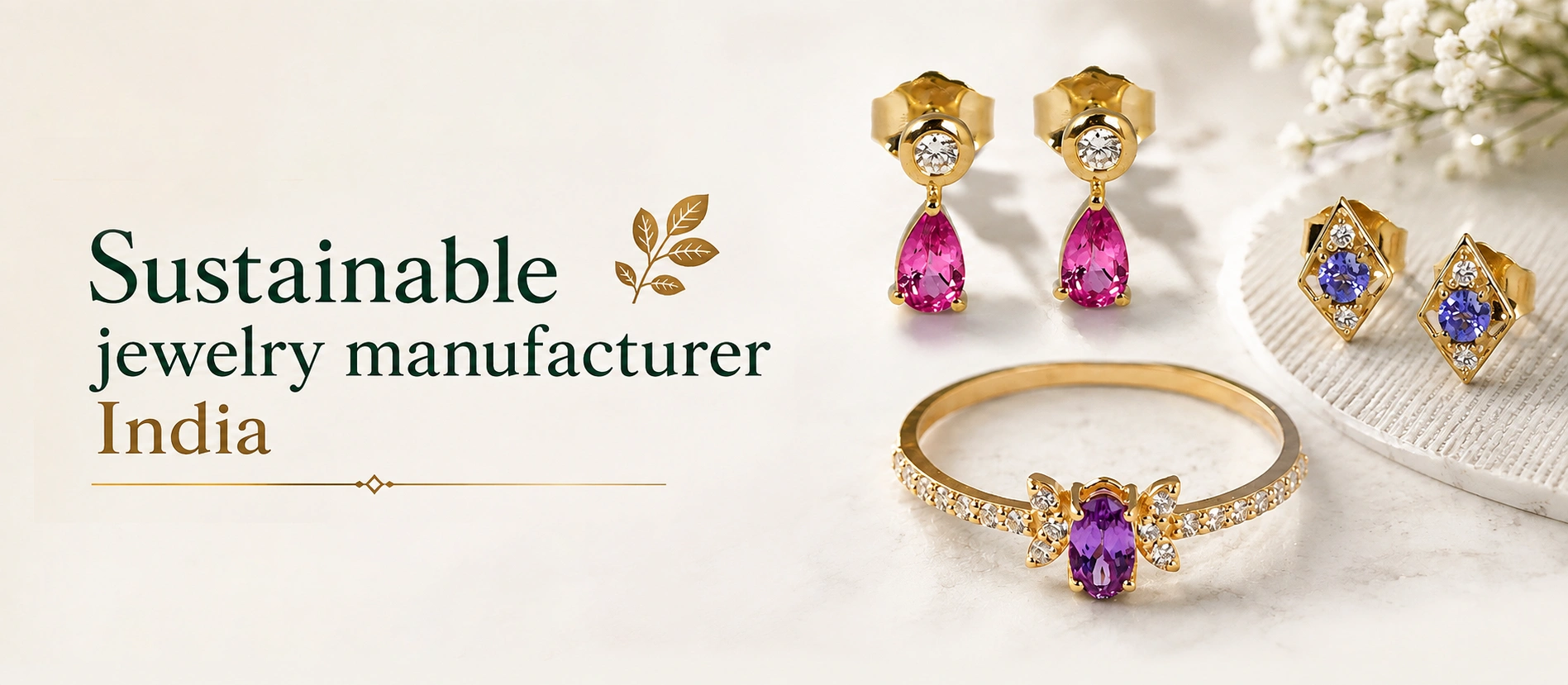 Sustainable jewelry manufacturer India Sustainable jewelry manufacturer India