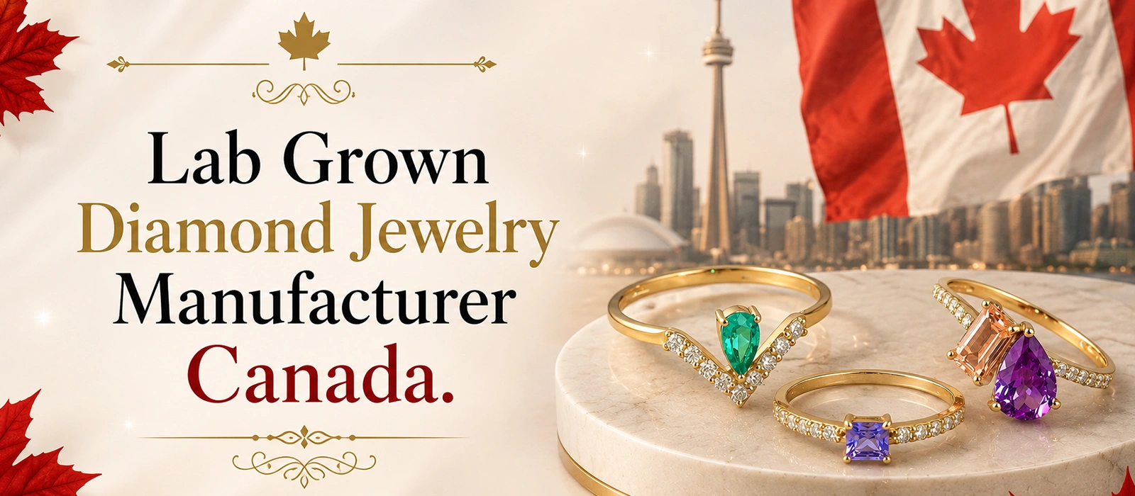Lab Grown Diamond Jewellery Manufacturer Canada