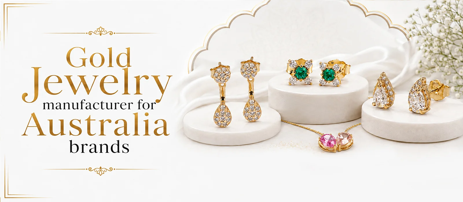 Gold Jewelry Manufacturer for Australia Brands