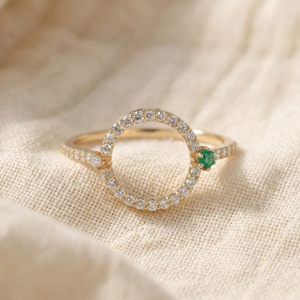 9 Kt Yellow Gold Ring Maker with Lab Grown Diamond 9 Kt Yellow Gold Ring Maker with Lab Grown Diamond