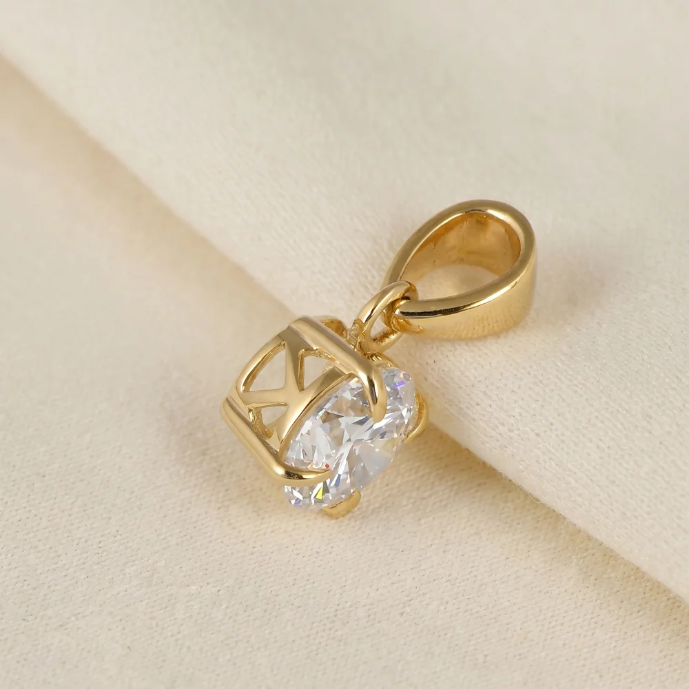 14Kt Yellow Gold Lab Grown Diamond Charm Wholesale