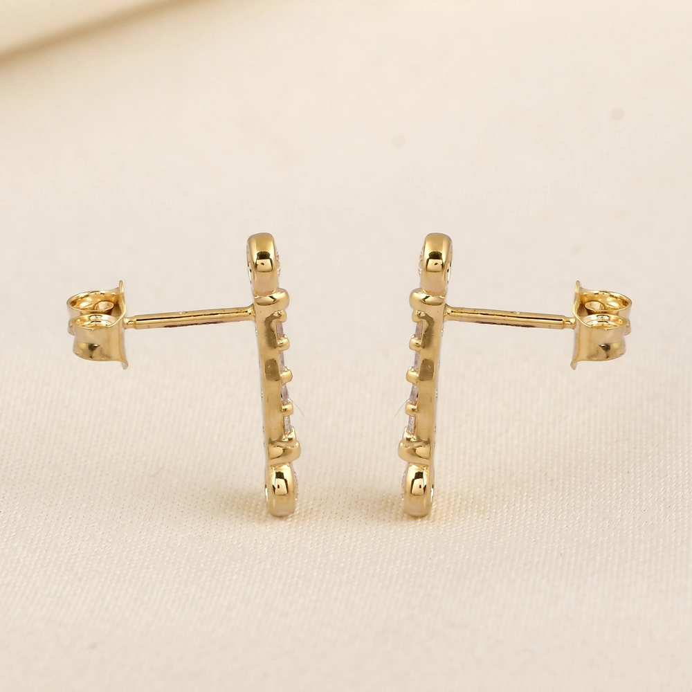 Bulk 9Kt Solid Gold Earrings with Lab Grown Diamond Bulk 9Kt Solid Gold Earrings with Lab Grown Diamond