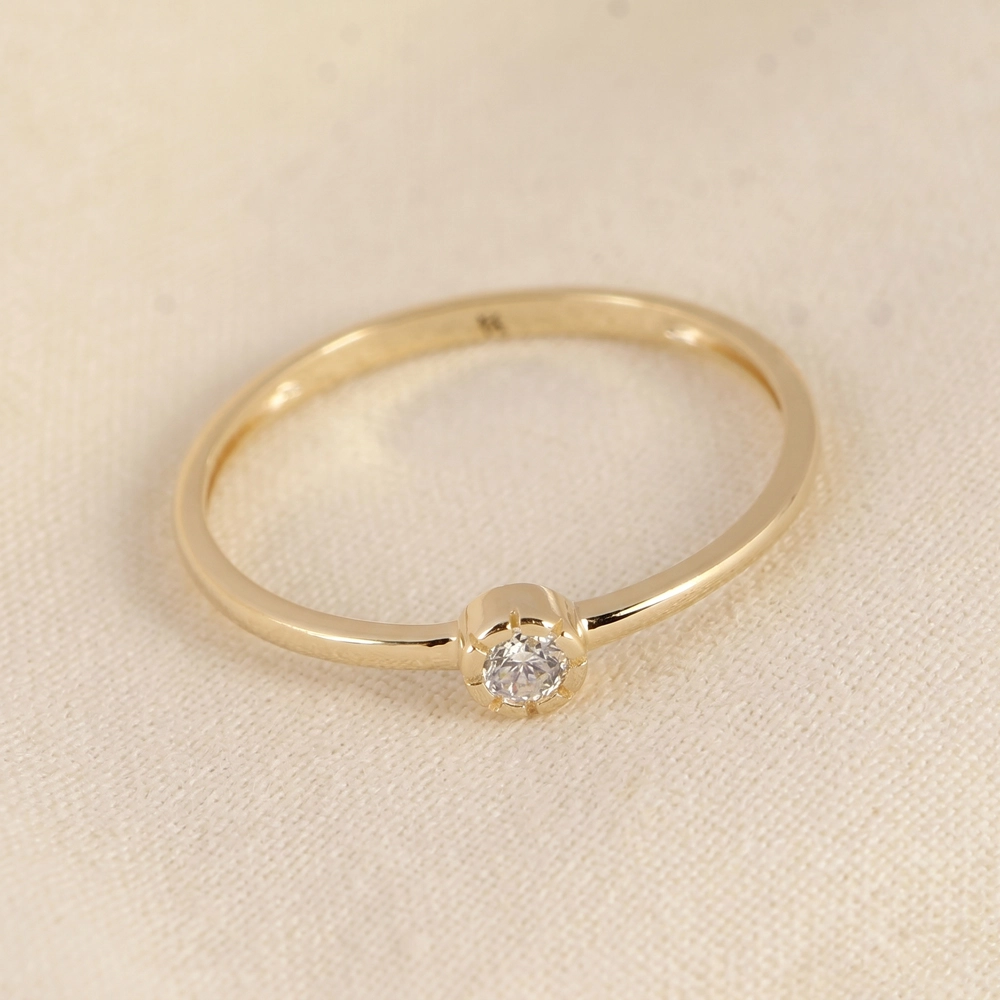 Factory Direct 9Kt Yellow Gold Ring With Lab Grown Diamond Factory Direct 9Kt Yellow Gold Ring With Lab Grown Diamond