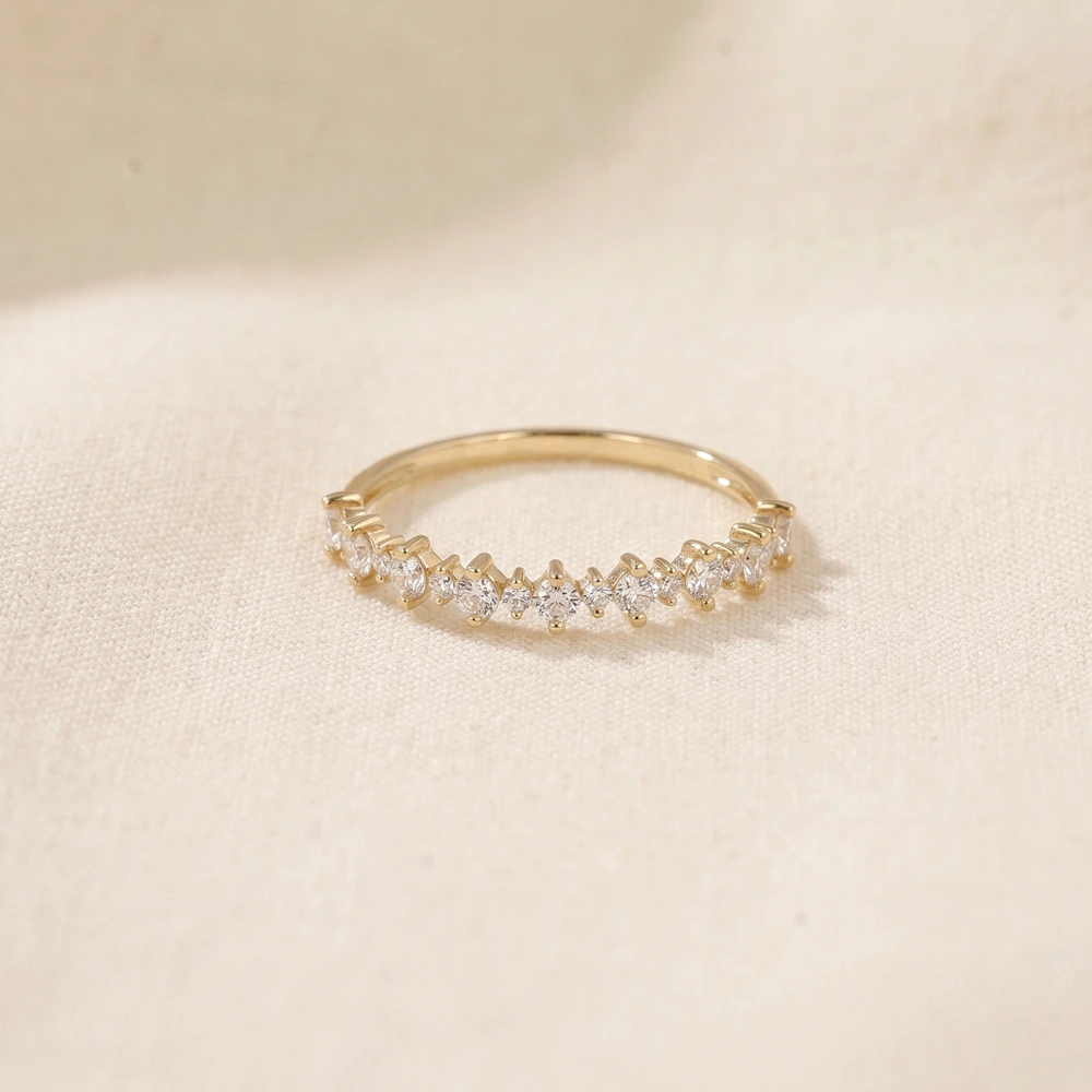 Handcrafted Lab Grown Diamond 9Kt Yellow Gold Ring Maker Handcrafted Lab Grown Diamond 9Kt Yellow Gold Ring Maker