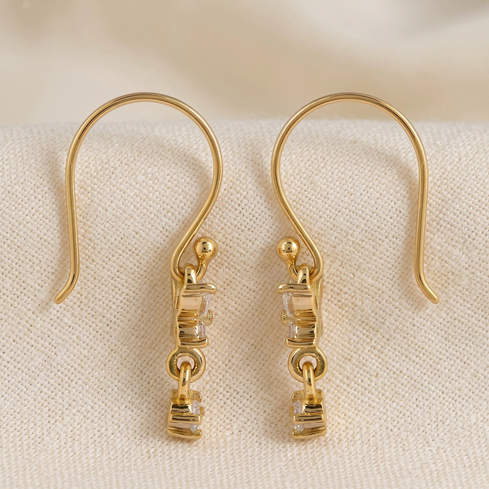 Bespoke 9Kt Gold Earrings with Lab Grown Diamond