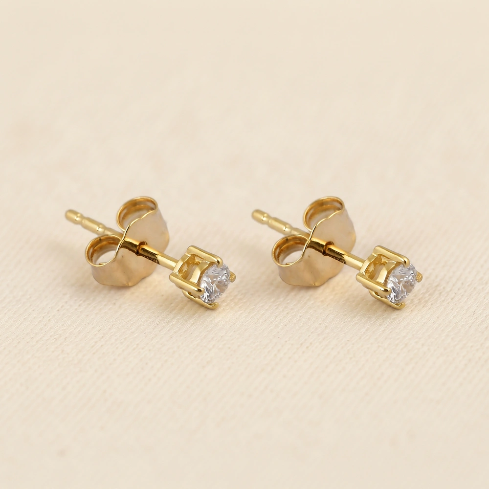 Bulk 9Kt Yellow Gold Earrings with Lab Grown Diamond