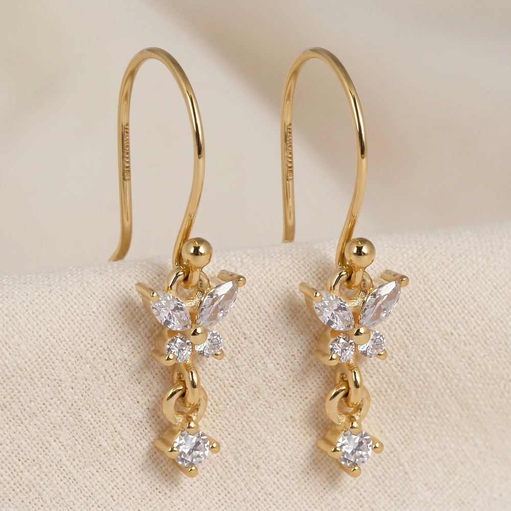 Bespoke 9Kt Gold Earrings with Lab Grown Diamond