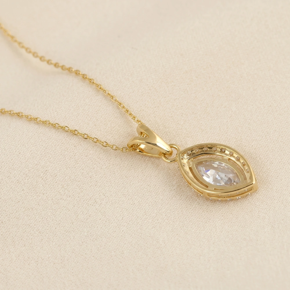 9Kt Yellow Gold Necklace with Lab Grown Diamond 9Kt Yellow Gold Necklace with Lab Grown Diamond