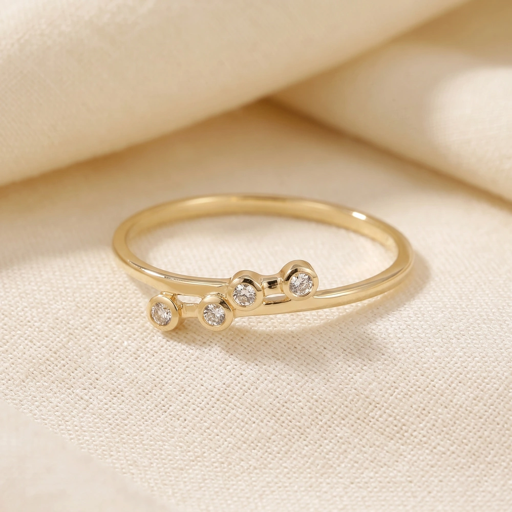 Yellow Gold Ring Maker With Lab Grown Diamond Yellow Gold Ring Maker With Lab Grown Diamond