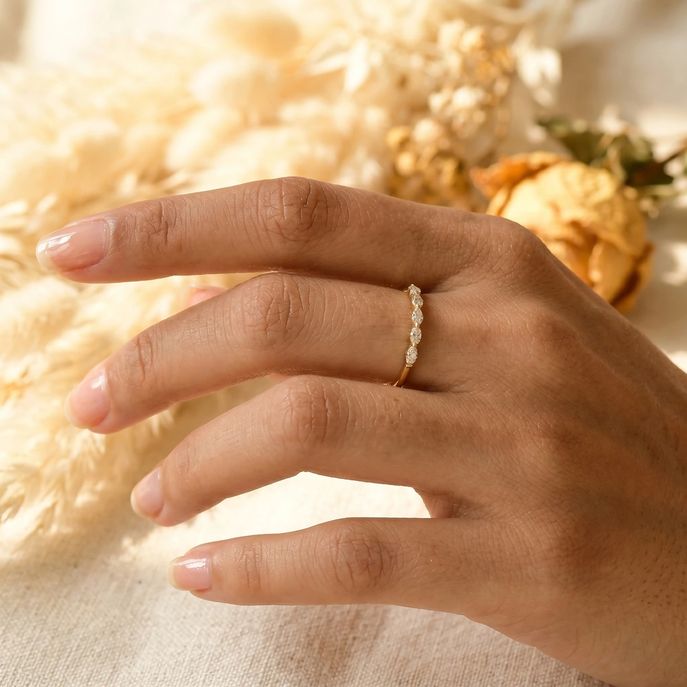 Lab Grown Diamond 9Kt Gold Eternity Band Wholesale Supplier Lab Grown Diamond 9Kt Gold Eternity Band Wholesale Supplier