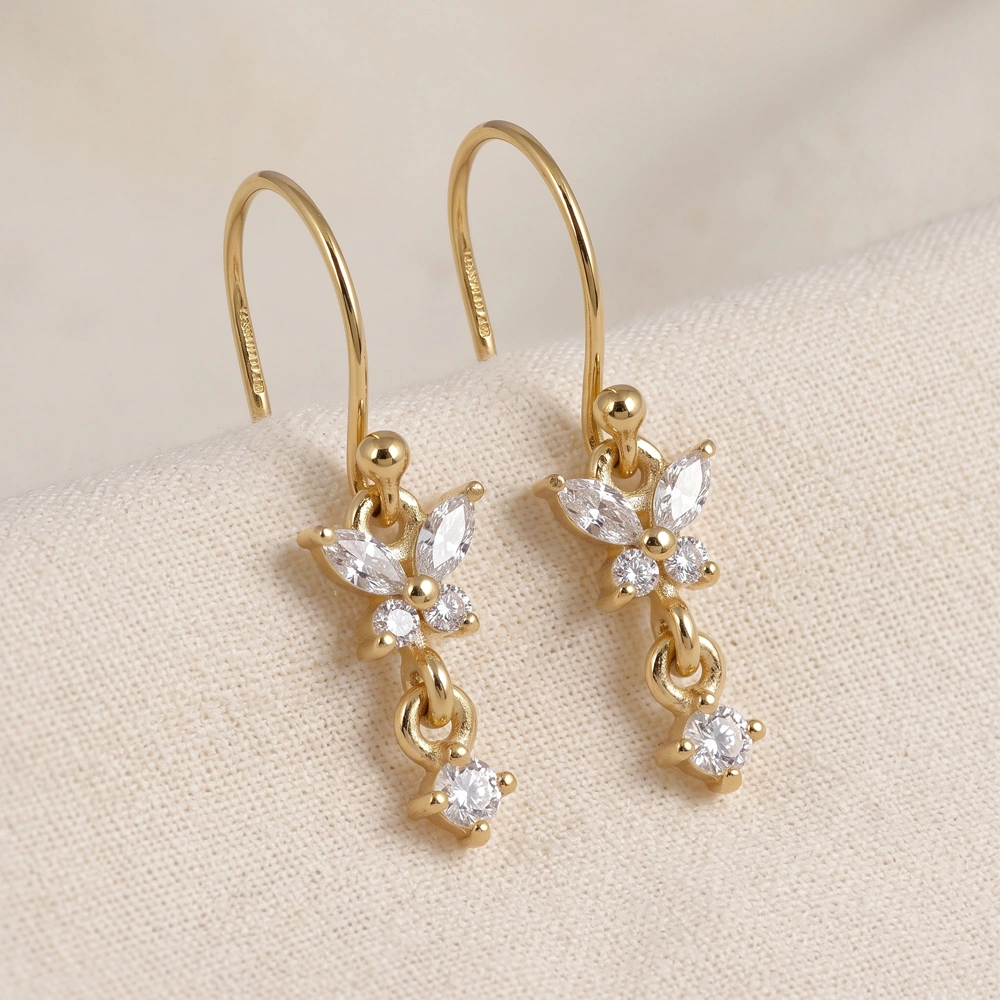 Bespoke 9Kt Gold Earrings with Lab Grown Diamond