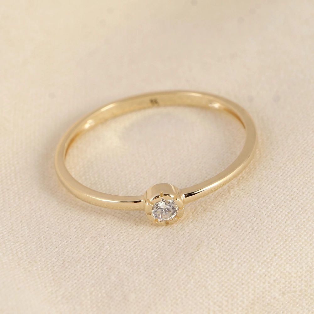 Factory Direct 9Kt Yellow Gold Ring With Lab Grown Diamond Factory Direct 9Kt Yellow Gold Ring With Lab Grown Diamond