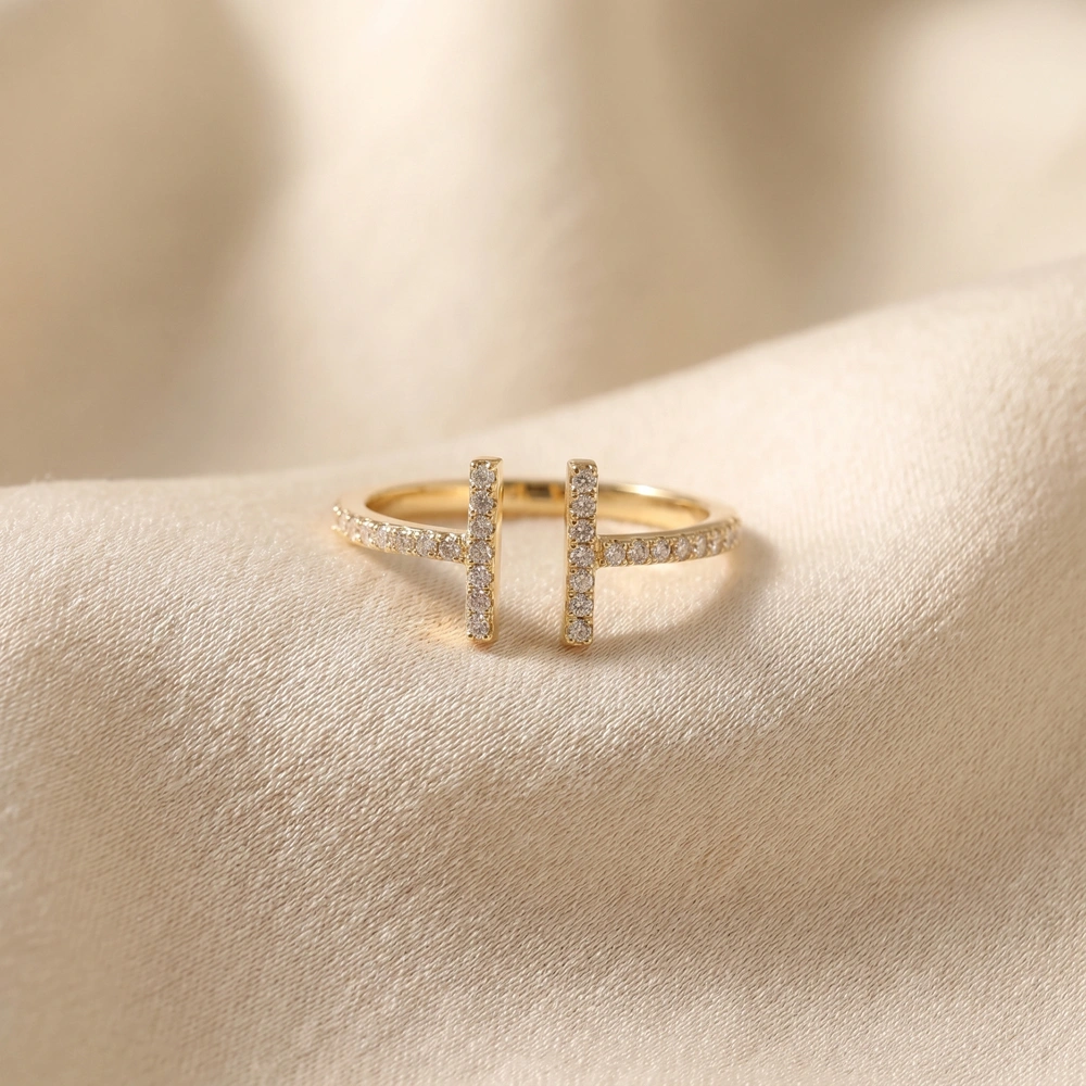 Lab Grown Diamond 9Kt Yellow Gold Ring Factory Direct