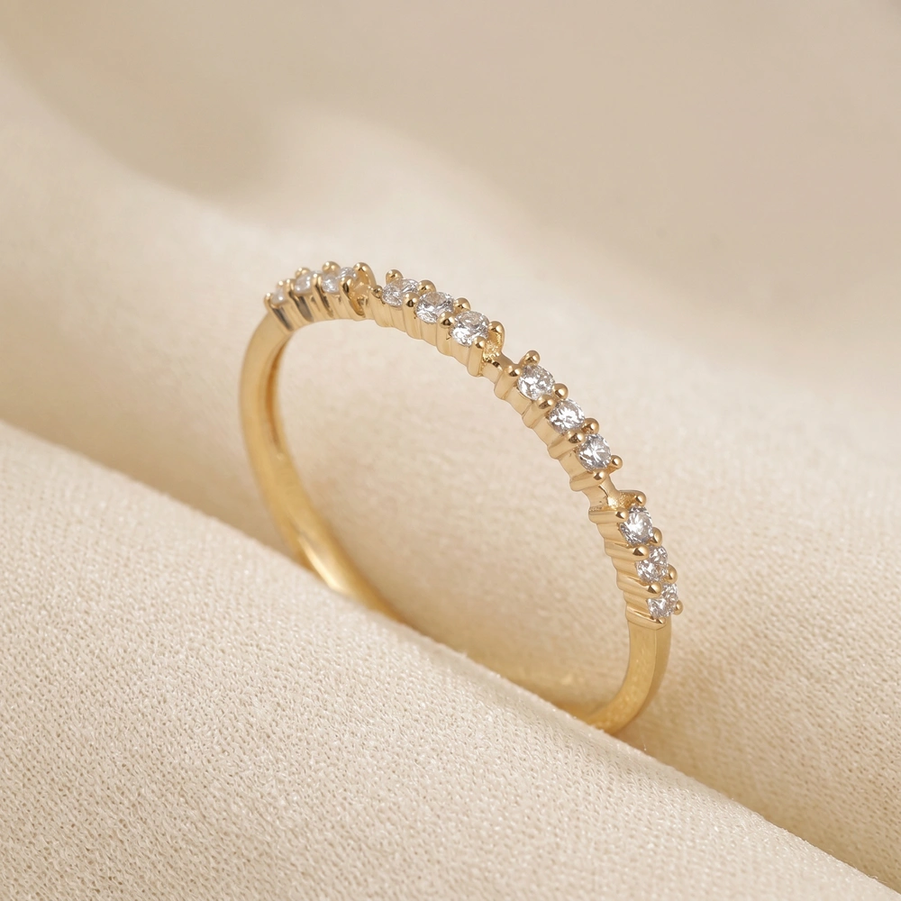 Lab Grown Diamond Yellow Gold Eternity Band Production