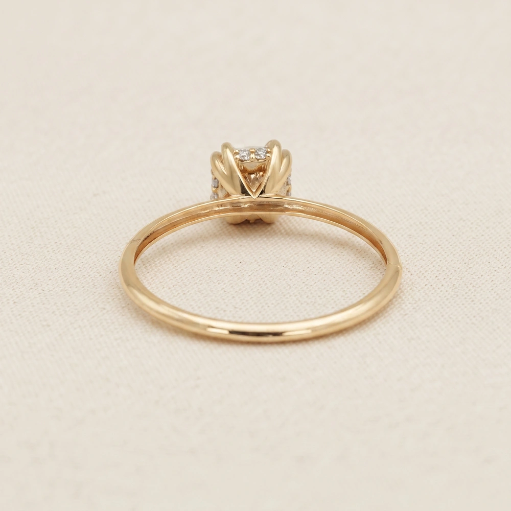Igi Certified Lab Grown Diamond Solitaire Gold Ring Igi Certified Lab Grown Diamond Solitaire Gold Ring