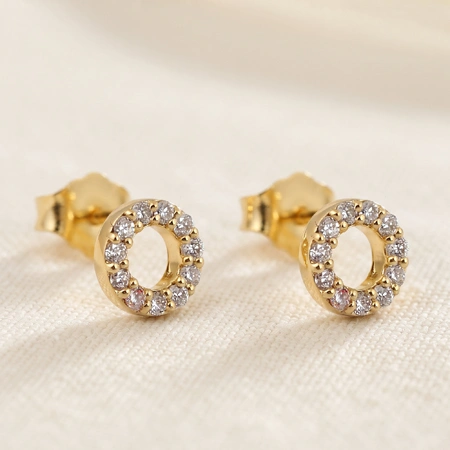 Lab Grown Diamond Earrings Supplier in 9kt Yellow Gold Lab Grown Diamond Earrings Supplier in 9kt Yellow Gold