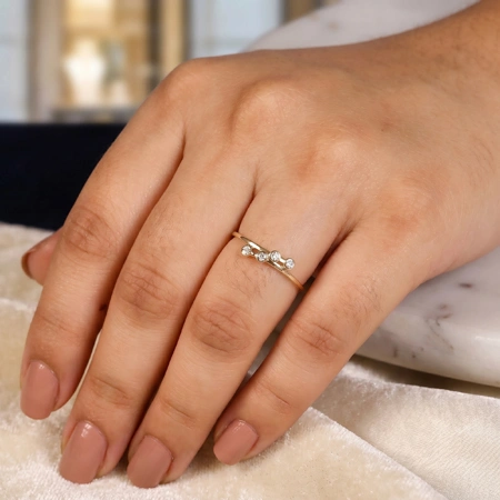 Yellow Gold Ring Maker With Lab Grown Diamond Yellow Gold Ring Maker With Lab Grown Diamond