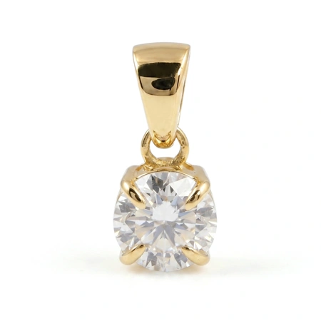 14Kt Yellow Gold Lab Grown Diamond Charm Wholesale