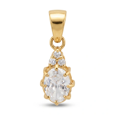 Wholesale 9Kt Yellow Gold Lab Grown Diamond Charm