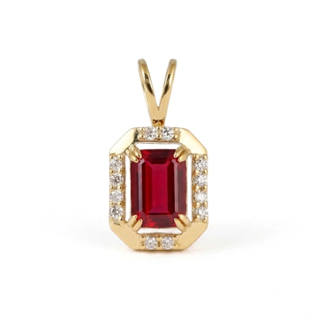 Yellow Gold 9Kt Lab Grown Diamond Charm Factory Direct Supply