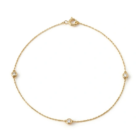 Lab Grown Diamond Bracelet Production in Yellow Gold 9kt Lab Grown Diamond Bracelet Production in Yellow Gold 9kt