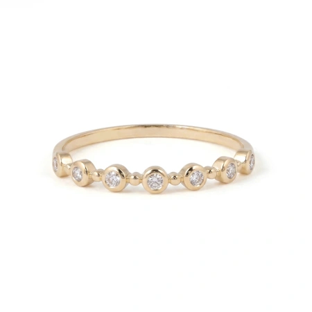 9Kt Yellow Gold Eternity Band with Lab Grown Diamond 9Kt Yellow Gold Eternity Band with Lab Grown Diamond