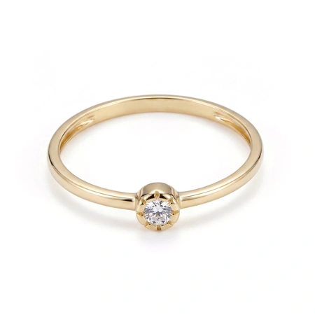 Factory Direct 9Kt Yellow Gold Ring with Lab Grown Diamond Factory Direct 9Kt Yellow Gold Ring with Lab Grown Diamond