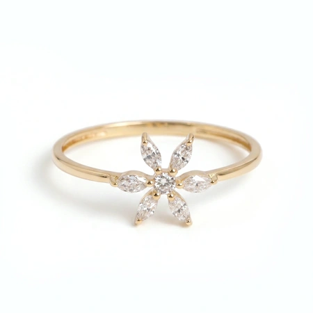 Bulk Supply 9Kt Solid Yellow Gold Ring with Lab Grown Diamond