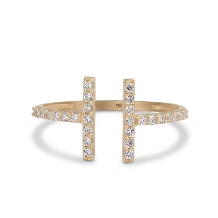 Lab Grown Diamond 9Kt Yellow Gold Ring Factory Direct Lab Grown Diamond 9Kt Yellow Gold Ring Factory Direct