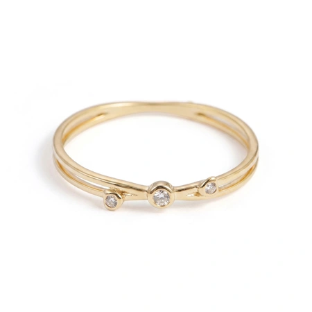 9Kt Solid Yellow Gold Eternity Band with Lab Diamond 9Kt Solid Yellow Gold Eternity Band with Lab Diamond
