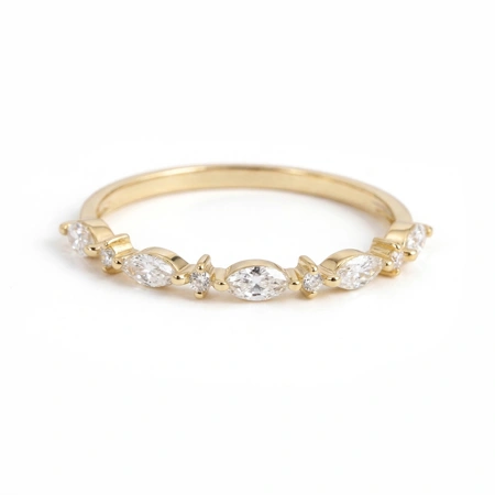 Exquisite 9Kt Yellow Gold Ring with Lab Grown Diamond Exquisite 9Kt Yellow Gold Ring with Lab Grown Diamond